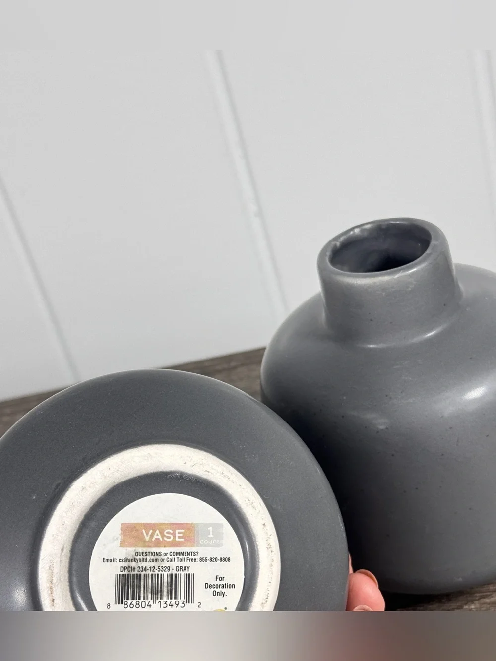 NEW Target Bullseye Playground Grey Vases